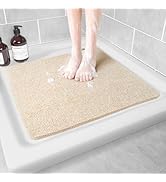 Hargiis Non Slip Shower Mat, Anti Slip Bath Mat, Quick Drying Bath Tub Mats, Foot Scrubber Mat, A...