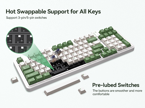 hot swappable custom keyboard