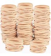 Rubber Bands Size #33 Beige 120pcs Elastic Rubber Bands for Office Supplies