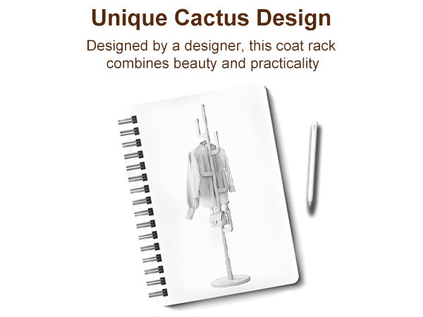 Cactus Coat Rack