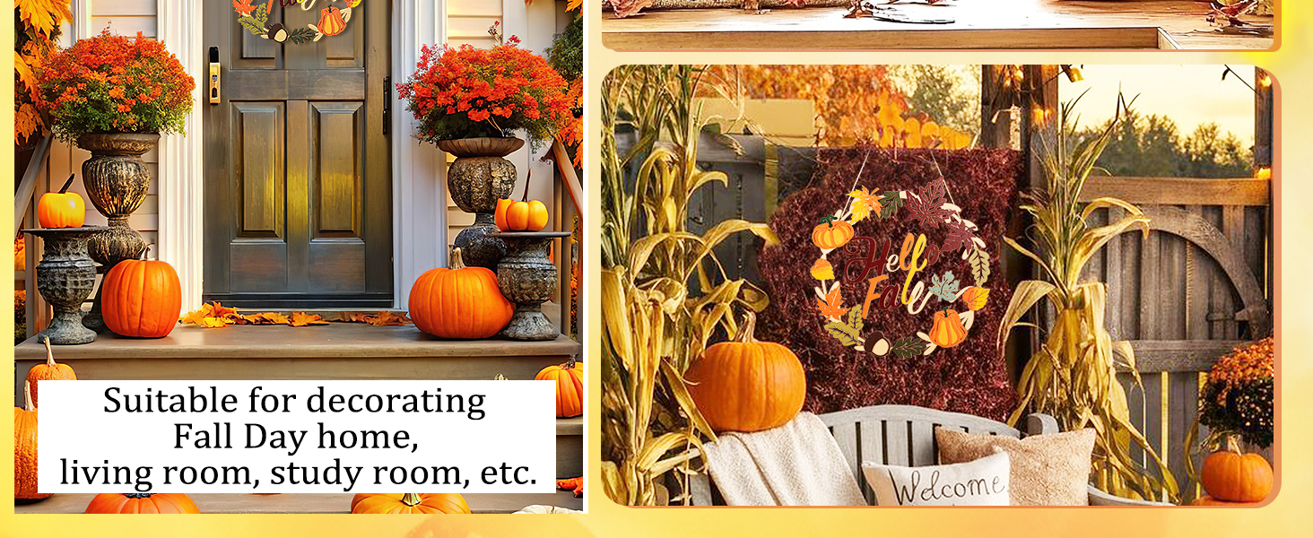 Autumn Harvest Home Halloween Decoration