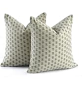 CPC 18x18 in Throw Pillow Covers for Farmhouse, Neutral Decorative Pillow Covers for Living Room ...
