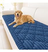 Smiry Pet Couch Covers for Dogs Washable, Non-Slip Fuzzy Couch Covers for 3 Cushion Sofa Pet Frie...