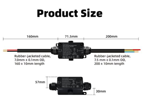 Waterproof ESP32 WLED Controller