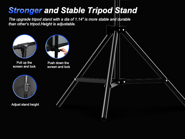 tripod stand screen