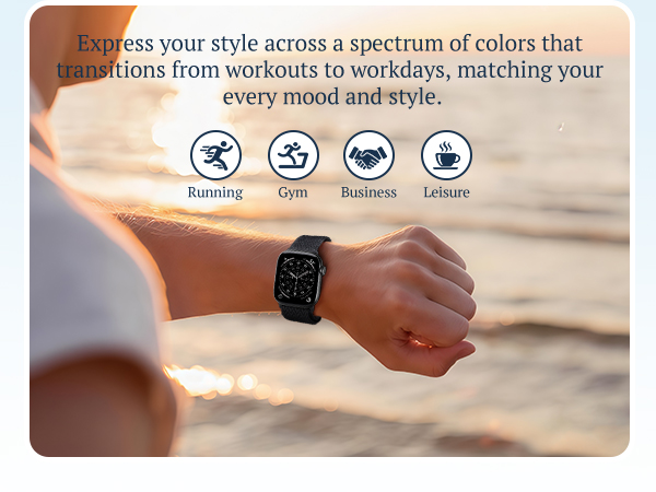 nylon sport loop band for apple watch band