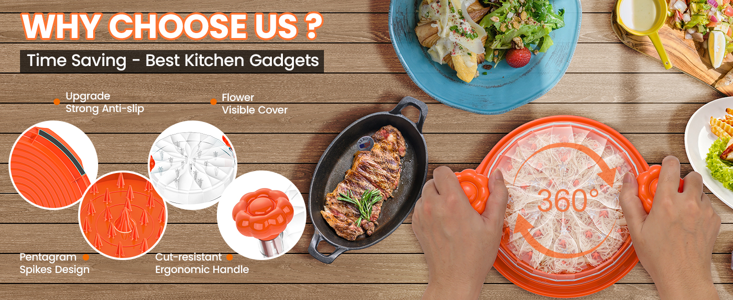 Chicken Shredder Large Chicken Breast Meat Shredder Tool Twist Brush home essentials kitchen gadgets