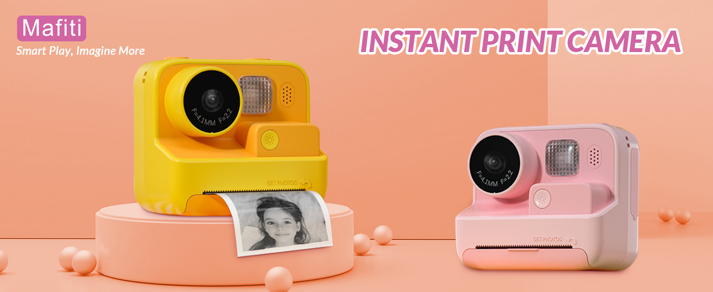 Mafiti kids camera instant print