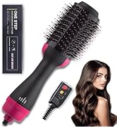 4-in-1 Hair Dryer Brush - Brush Blow Dryer Hot Air Styler for Frizz-Free Blowouts, Salon Volumize...