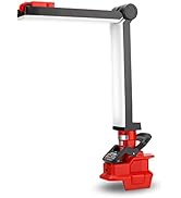 YEX-BUR 30W 2400LM LED Work Light for Milwaukee 18V M18 Li-ion Battery Clip on Light Folding Ligh...