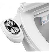 YASFEL Bidet Attachment for Toilet, Toilet Bidet Non-Electric Bidet Toilet Attachment Dual Nozzle...