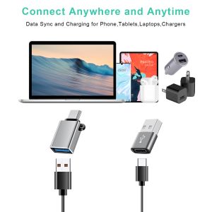 Support Data Sync and Charging for Phone Tablets,Laptop,Chargers