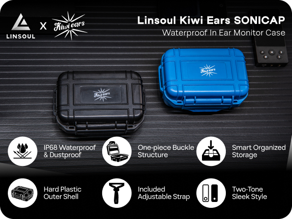 Linsoul KIWI EARS SONICAP Waterproof Case for Headphones