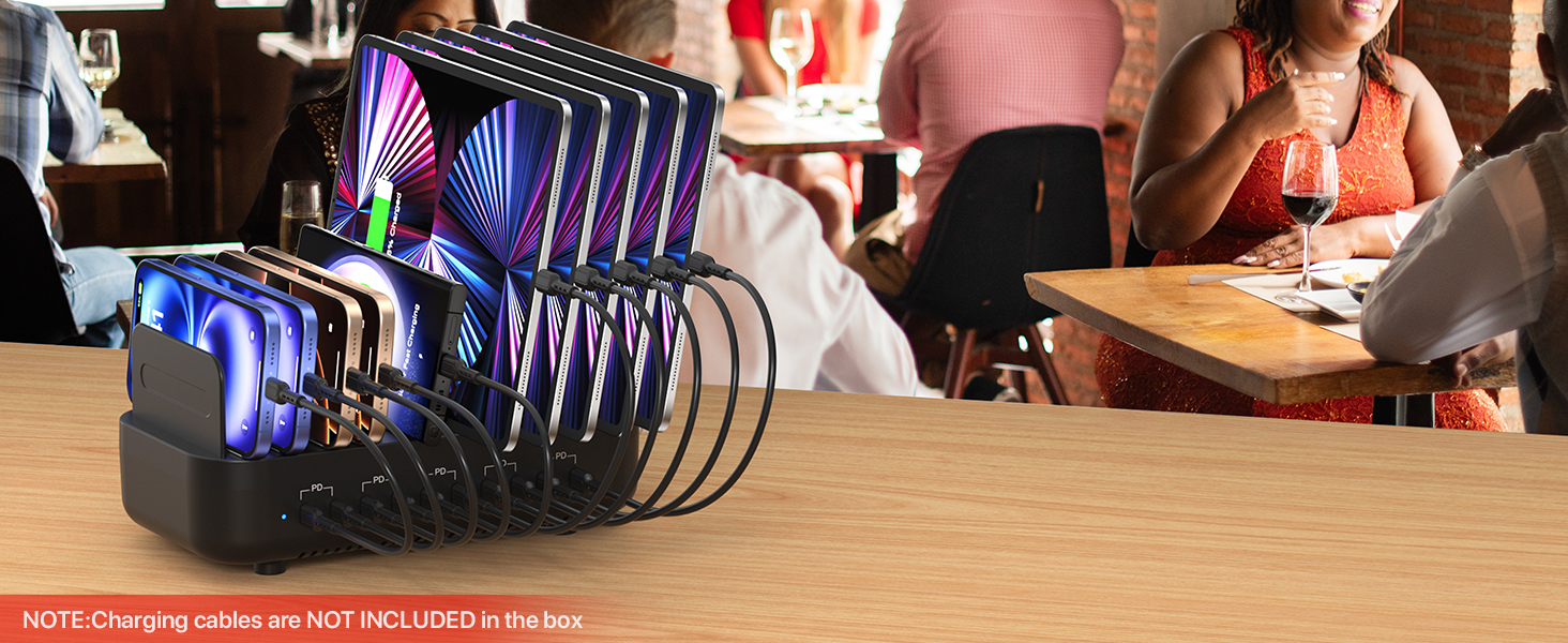 fast charging station for multiple devices