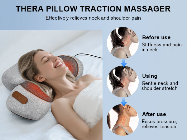 callixe thera pillow massage neck hump