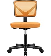 Sweetcrispy Small Office Chair, Ergonomic Low-Back Mesh Rolling Work Swivel Chairs with Wheels, A...