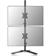 Suptek Dual LED LCD Monitor Stand up Free-Standing Desk Mount for 2 / Two Screens up to 32 inch E...