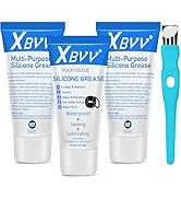 XBVV Food Grade Silicone Lubricating Plumber Grease for Waterproof Faucet Pool Filter O Ring 3-Pa...