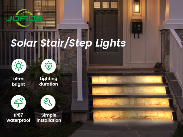 outdoor Solar Step Lights 
