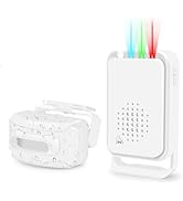 GREENCYCLE Outdoor Motion Sensors with Alarm, Driveway Alarms Wireless Outside Weatherproof, Moti...