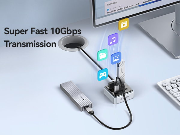 4-Port Alloy USB Splitter