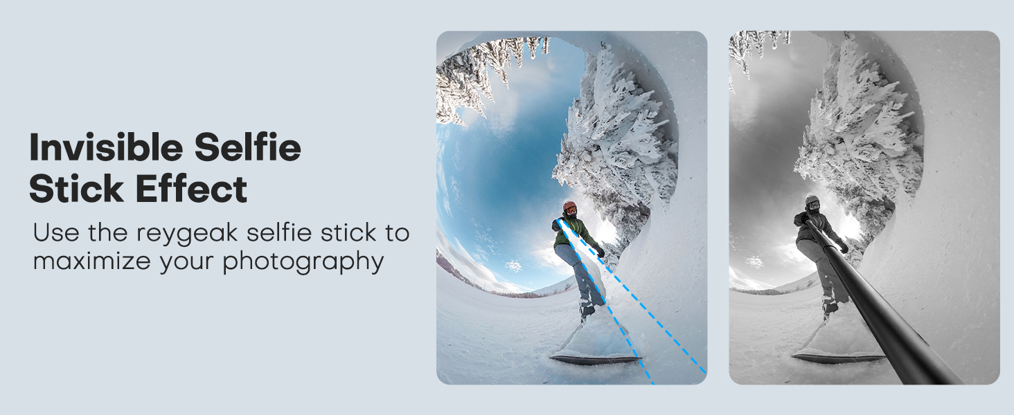 invisible selfie stick for X5