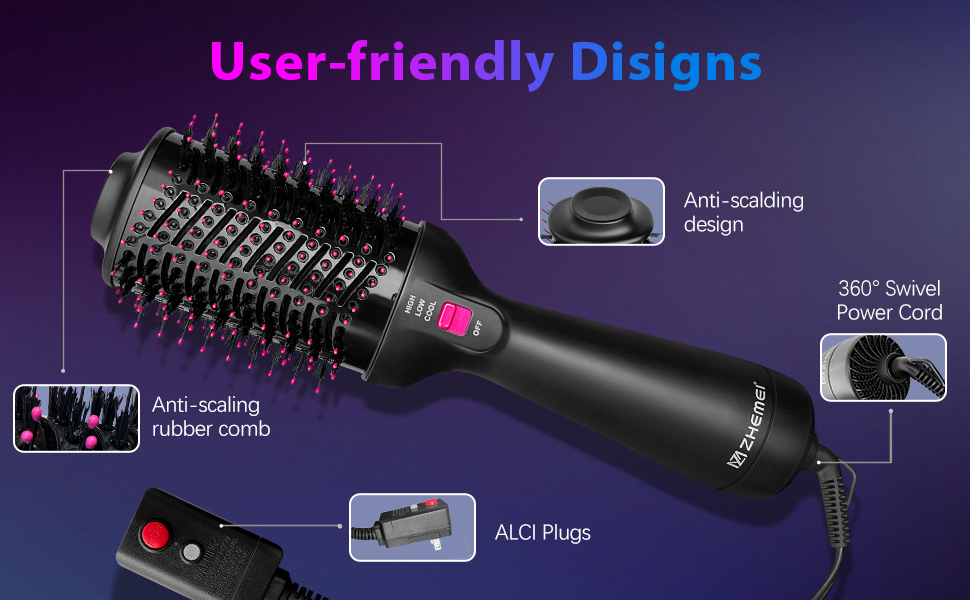 hair brush blow dryer