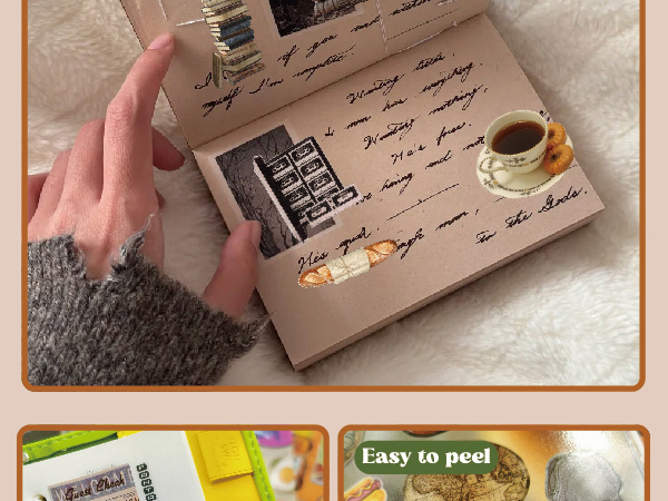 aesthetic sticker book
