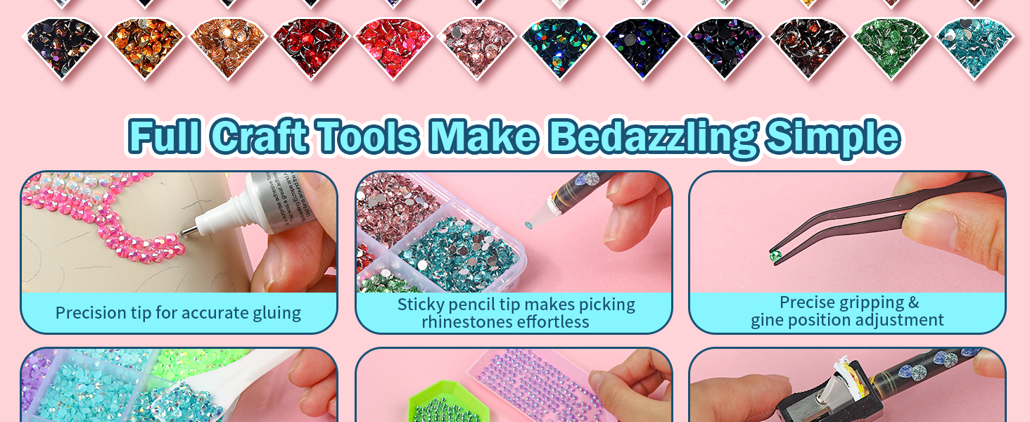 rhinestones for bedazzling