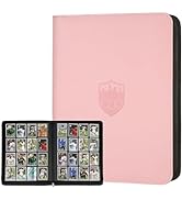 Trading Card Binder 16 Pocket, GERMUN PU Cover Card Binder for 1000+ Cards, Premium Trading Card ...