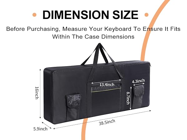 61 key gig bag