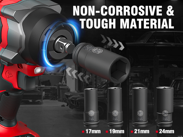 DURABLE CHUCK &amp; SOCKET