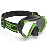 ZABERT M1 Adult Swim Goggles Mask with Nose Cover Fabric Strap for Men Women Adult Youth