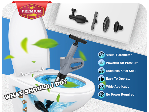 high pressure toilet plunger