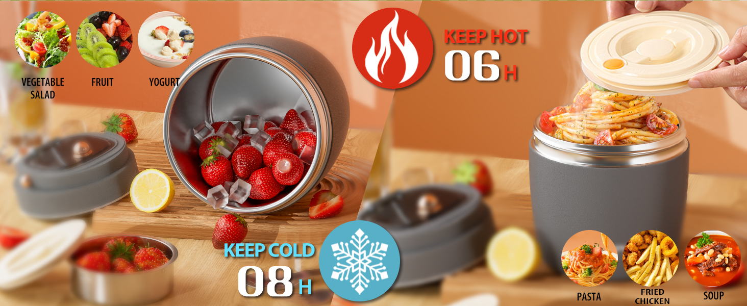 40oz Stainless Steel Vacuum Insulated Food Jar