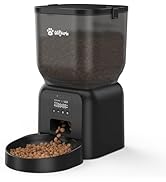 Automatic Dog &amp; Cat Feeder with Freshness Preservation, 4L Timed Cat Feeder with LCD Screen.Up to...