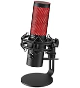 HyperX QuadCast 2 – USB Microphone for Gaming, Streaming and Podcasting, with On-Board Controls, ...