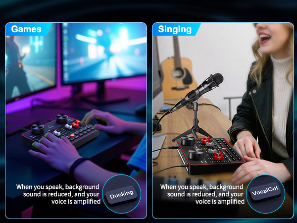 sound board live sound card audio mixer for pc sound mixer podcast mixer bluetooth mixer