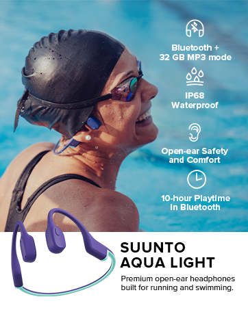 aqua light swimming headphone