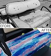 ZOCOZY Microfiber Golf Cart Seat Covers 55"x32" - Universal Breathable Golf Cart Seat Blanket, Go...