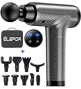 Massage Gun for Athletes Deep Tissue Back Massager with 20 Adjustable Speeds, 10 Types of Massage...