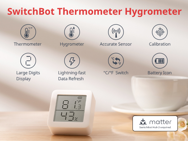 SwitchBot Thermometer Hygrometer