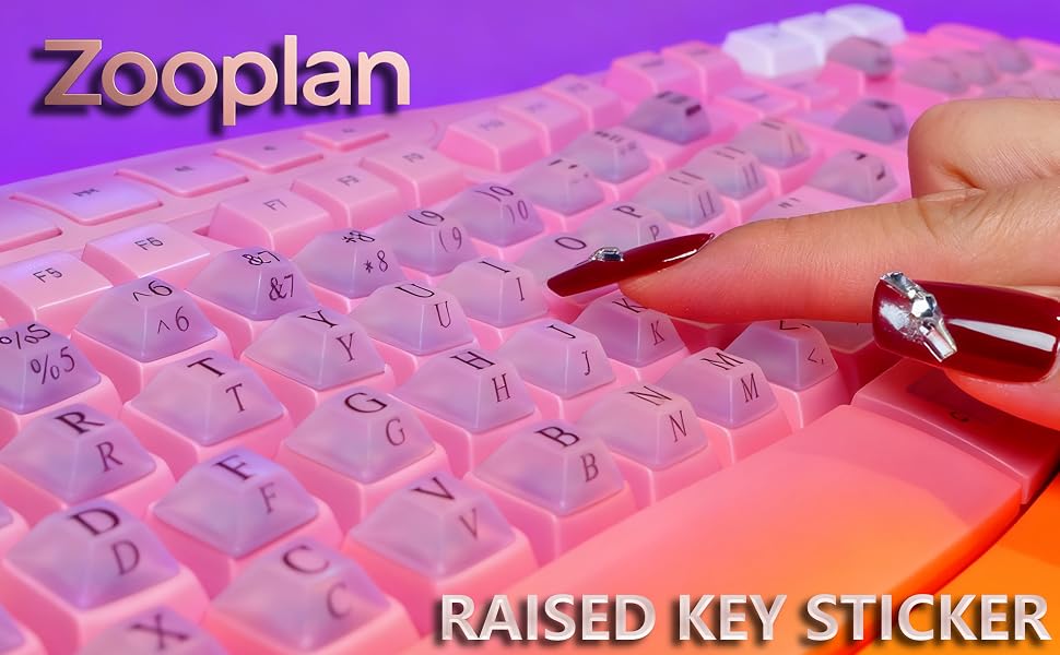 long nails typing sticker