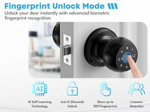 Fingerprint door lock