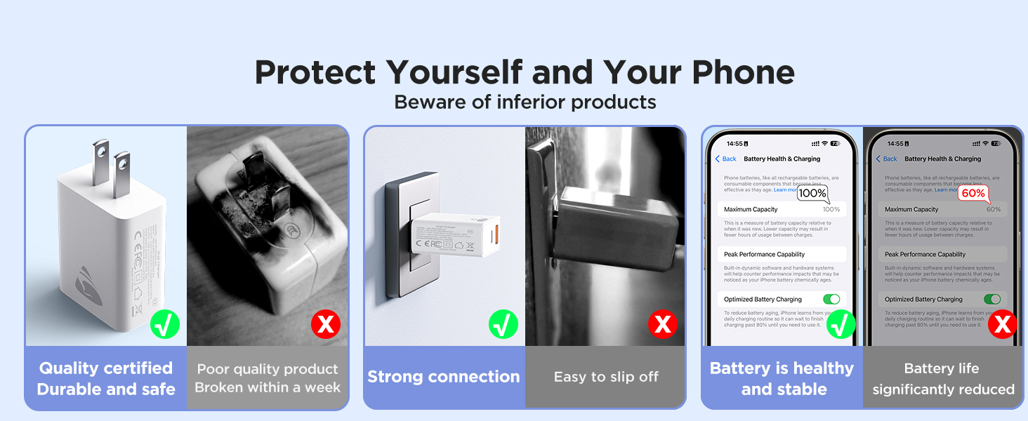 Fast charging while protecting your iPhone 16 charger block