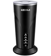 KIDISLE 4-in-1 Electric Milk Frother and Steamer, Milk Steamer and Cold Foam Maker, Hot Chocolate...