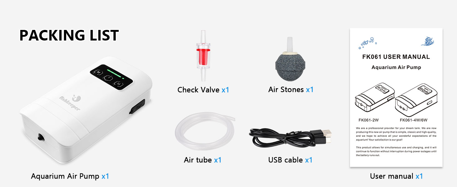 usb air pump aquarium