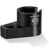 WORKPRO O2 Oxygen Sensor Socket 3/8” Drive x 7/8” 22mm, Offset Oxygen Sensor Removal Tool Wrench,...