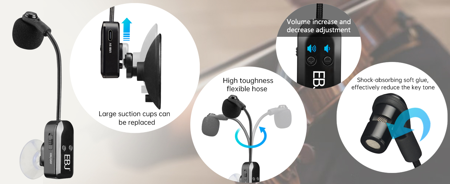 Suction cup microphone introduction