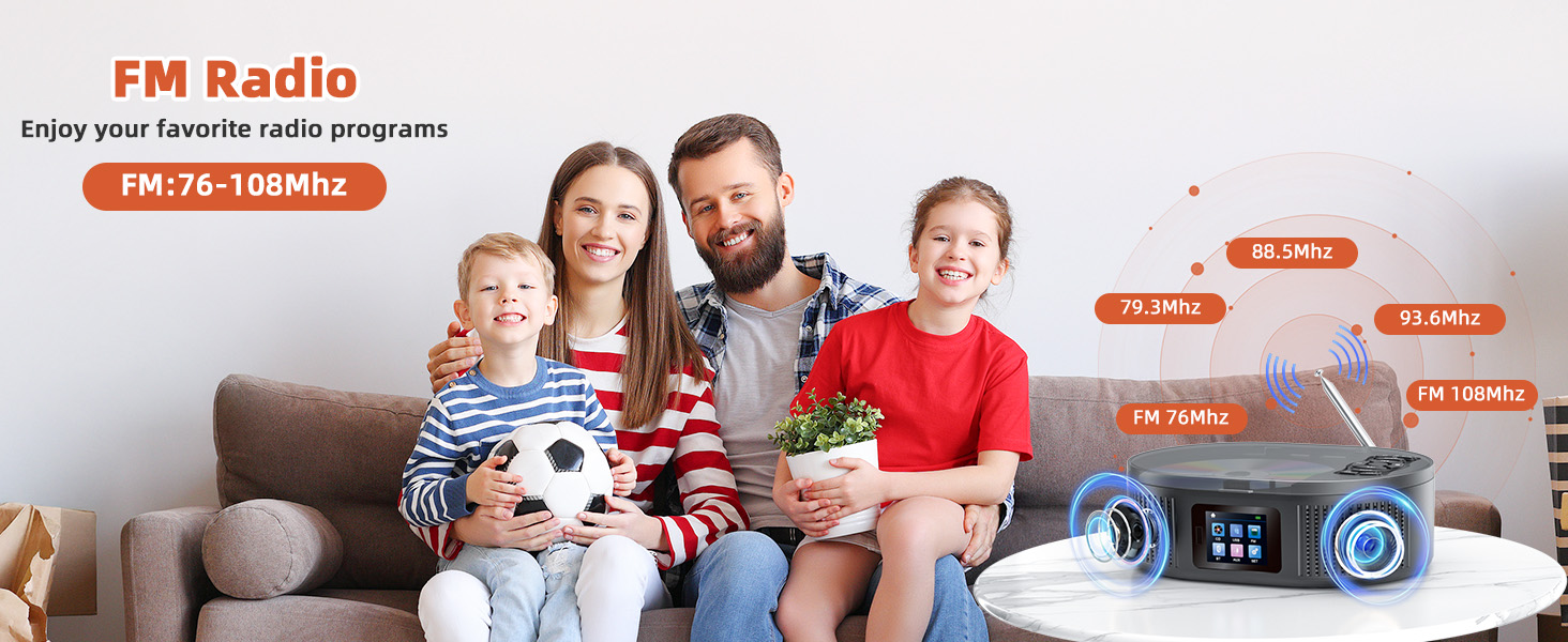 cd player with speakers